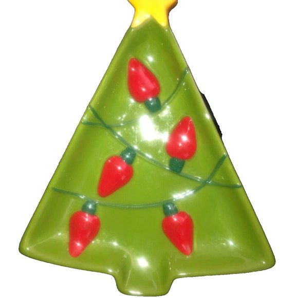 Hallmark Decoration‎ Trinket Dish Christmas Tree Shaped - Picture 7 of 7